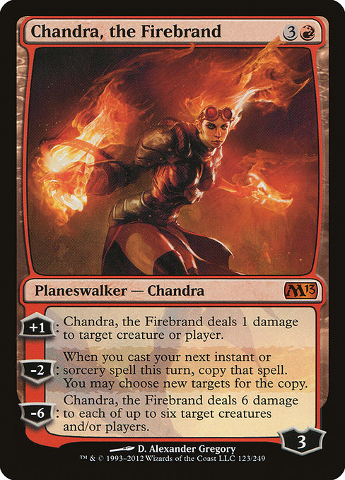 Chandra, the Firebrand highlighted card art