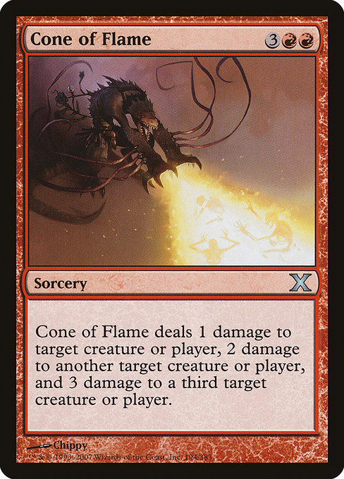 Cone of Flame from Tenth Edition
