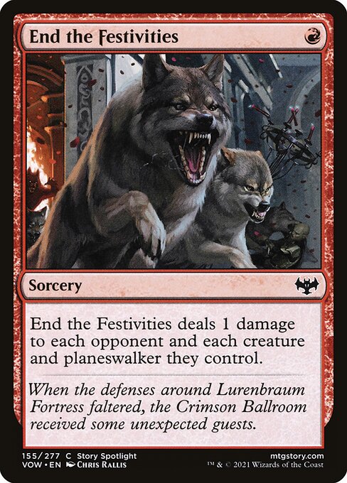 End the Festivities from Innistrad: Crimson Vow