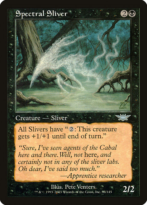 Spectral Sliver from Legions
