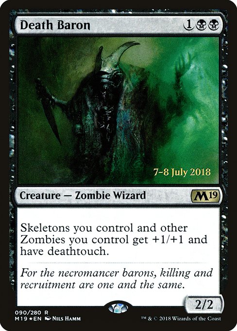 Death Baron from Core Set 2019 Promos