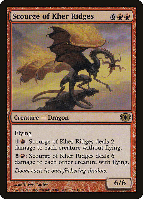 Scourge of Kher Ridges highlighted card art