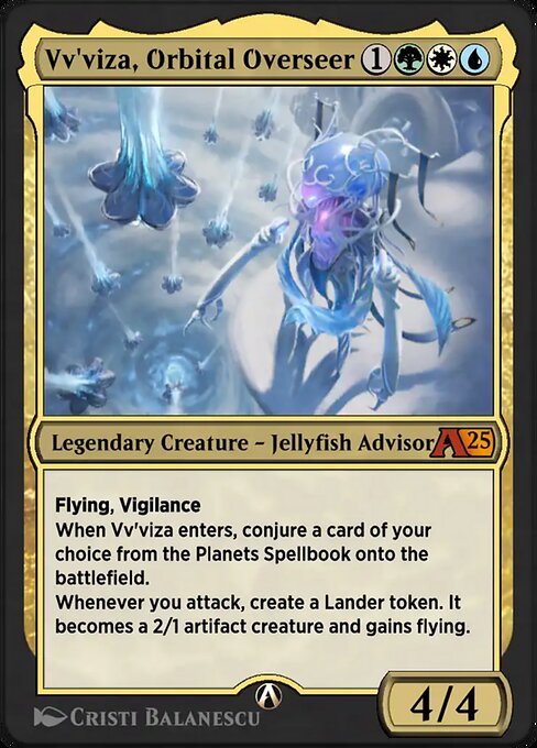 Vv'viza, Orbital Overseer highlighted card art