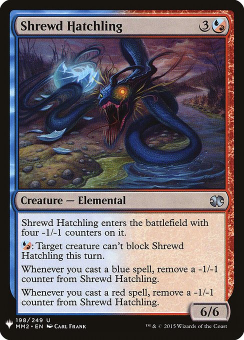 Shrewd Hatchling highlighted card art