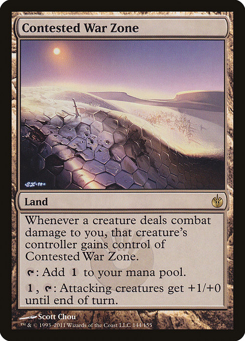 Contested War Zone from Mirrodin Besieged