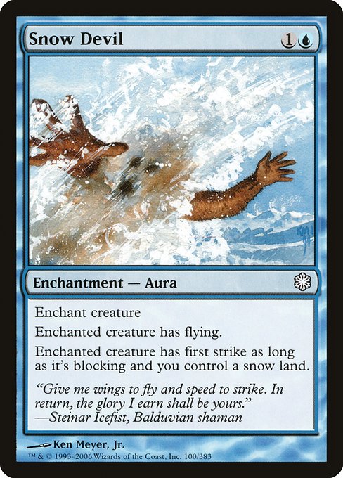 Snow Devil highlighted card art
