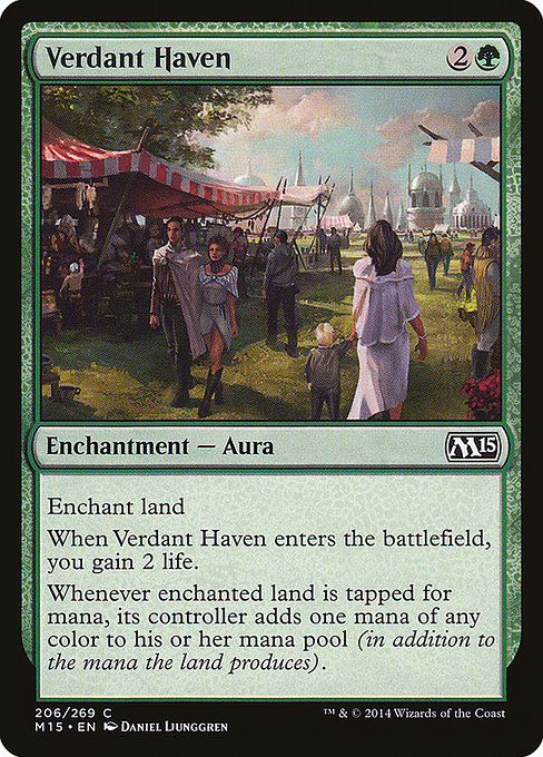 Verdant Haven highlighted card art