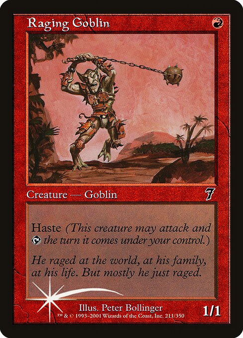 Raging Goblin from Seventh Edition
