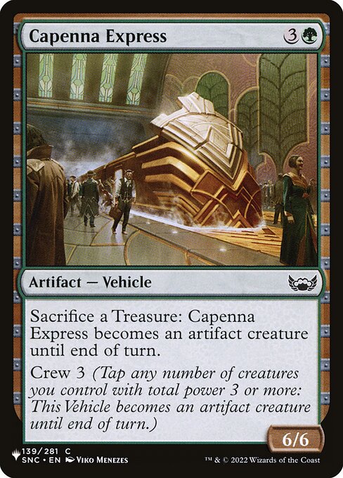 Capenna Express highlighted card art