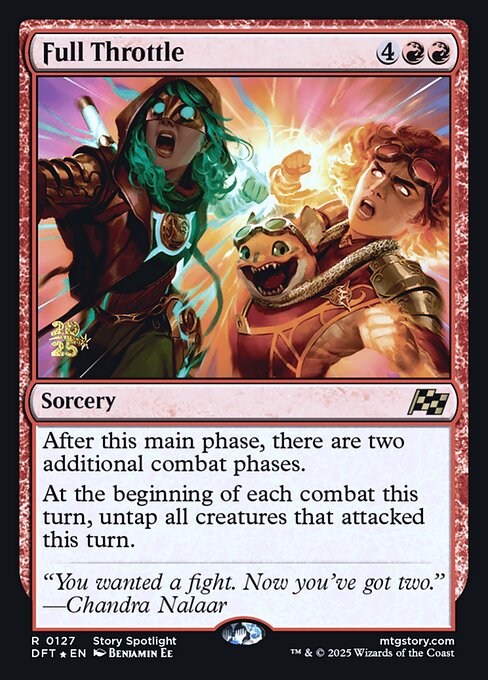 Full Throttle from Aetherdrift Promos