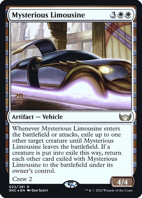 Mysterious Limousine from Streets of New Capenna Promos