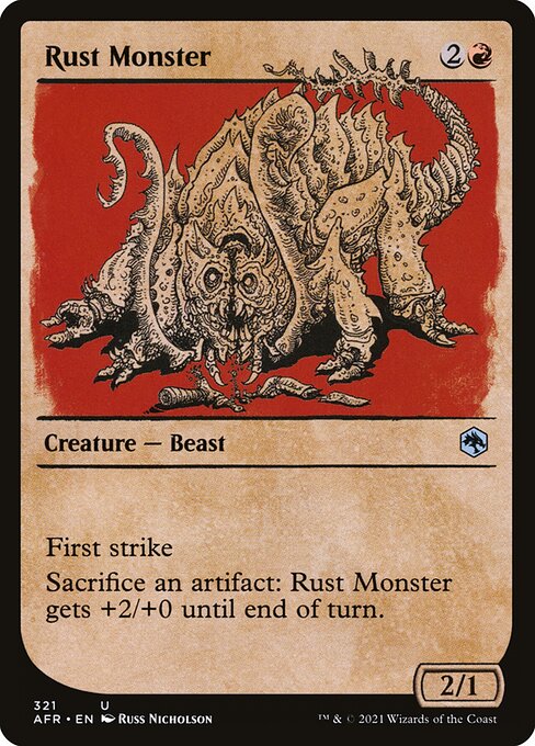 Rust Monster from Adventures in the Forgotten Realms