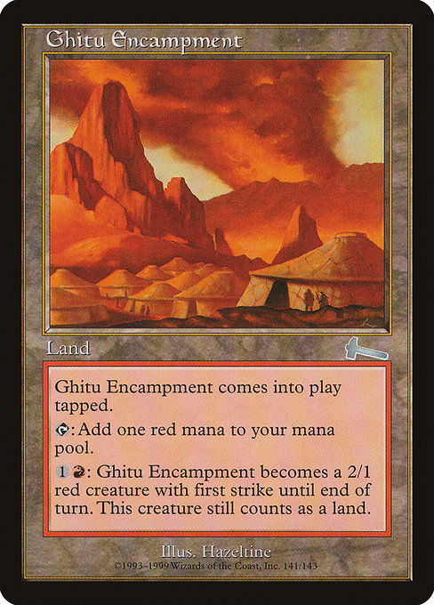 Ghitu Encampment from Urza's Legacy