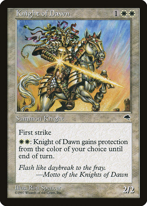 Knight of Dawn from Tempest