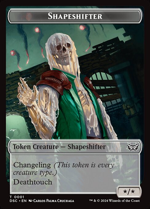 Shapeshifter from Duskmourn Commander Tokens