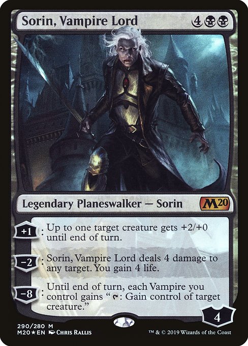 Sorin, Vampire Lord highlighted card art
