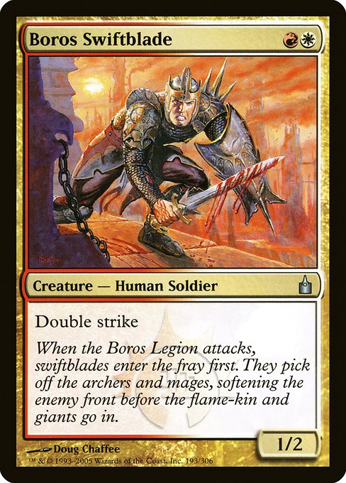 Boros Swiftblade from Ravnica: City of Guilds
