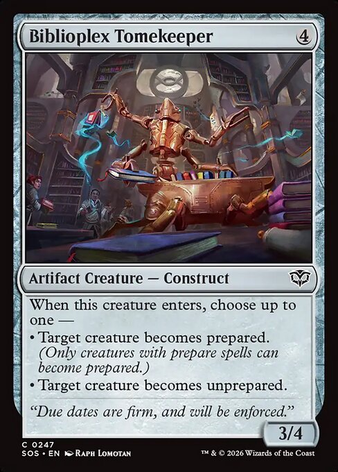 Biblioplex Tomekeeper from Secrets of Strixhaven
