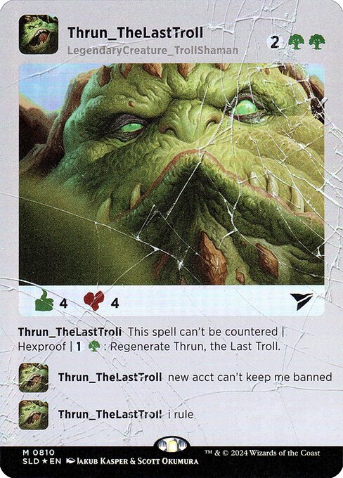 Thrun, the Last Troll highlighted card art