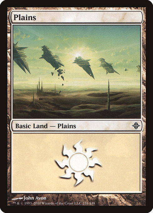 Plains from Rise of the Eldrazi