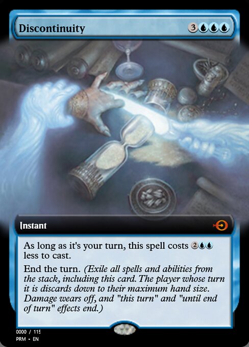 Discontinuity highlighted card art