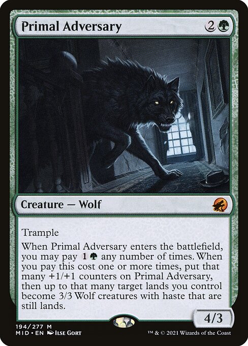 Primal Adversary from Innistrad: Midnight Hunt