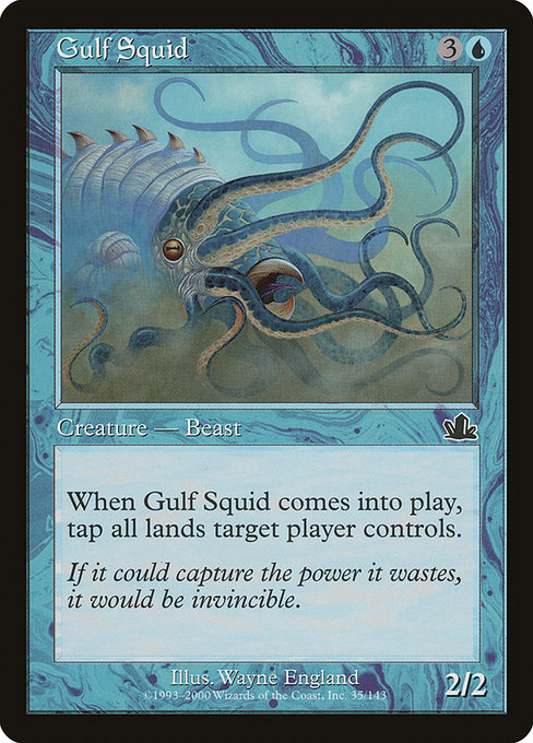 Gulf Squid highlighted card art