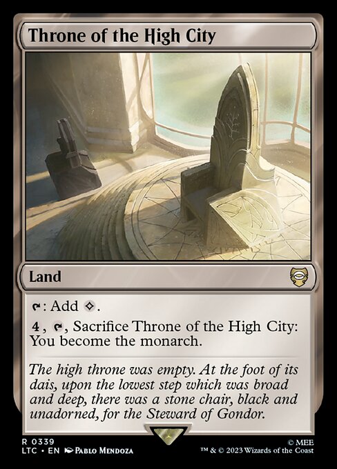Throne of the High City from Tales of Middle-earth Commander