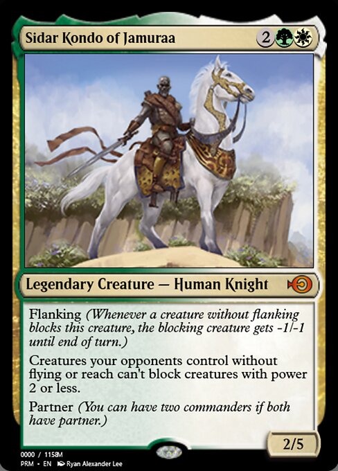 Sidar Kondo of Jamuraa from Magic Online Promos