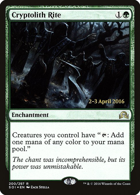 Cryptolith Rite from Shadows over Innistrad Promos