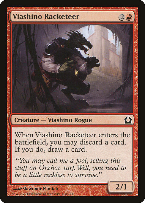Viashino Racketeer highlighted card art