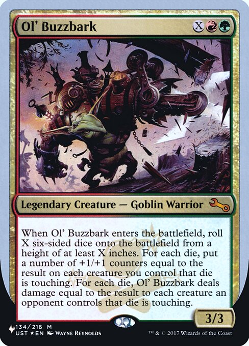 Ol' Buzzbark highlighted card art