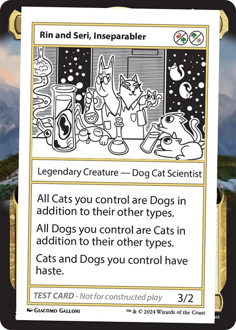 Rin and Seri, Inseparabler highlighted card art