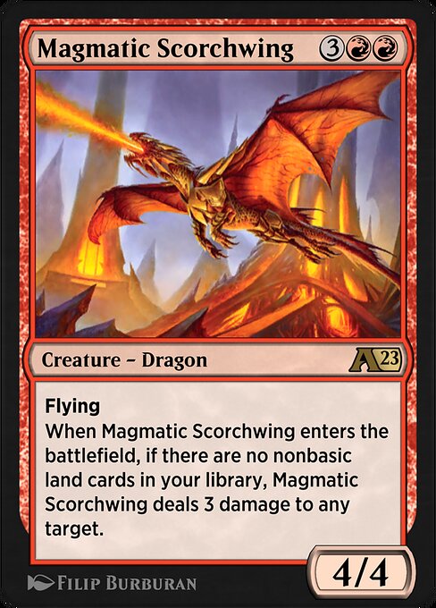Magmatic Scorchwing highlighted card art