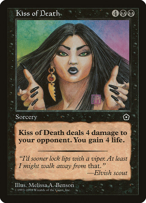 Kiss of Death highlighted card art