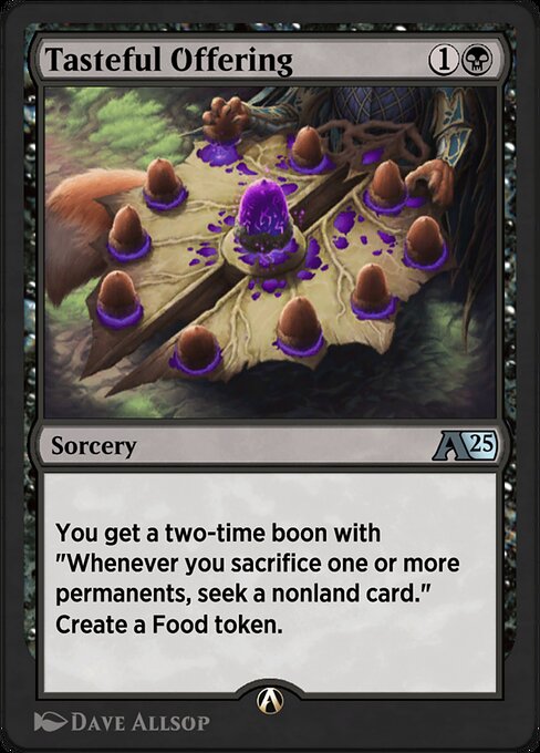 Tasteful Offering highlighted card art