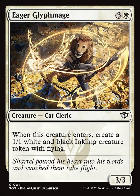 Eager Glyphmage from Secrets of Strixhaven