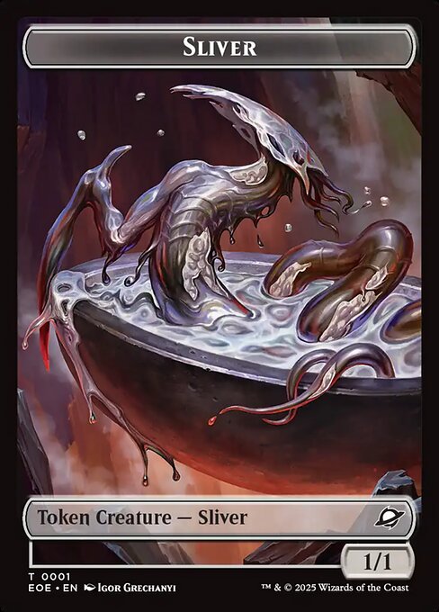 Sliver highlighted card art