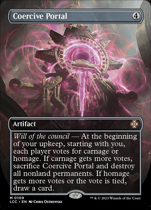 Coercive Portal highlighted card art