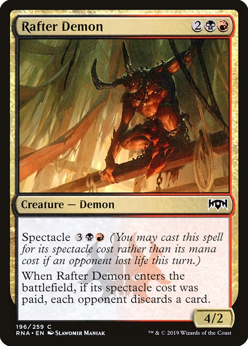 Rafter Demon highlighted card art
