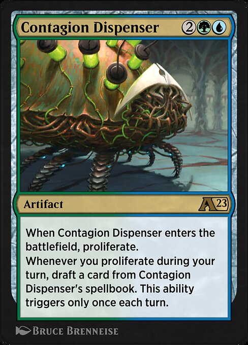 Contagion Dispenser highlighted card art