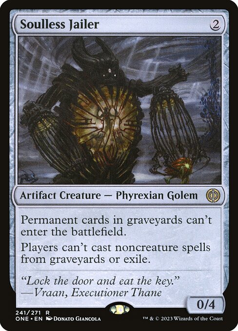 Soulless Jailer from Phyrexia: All Will Be One
