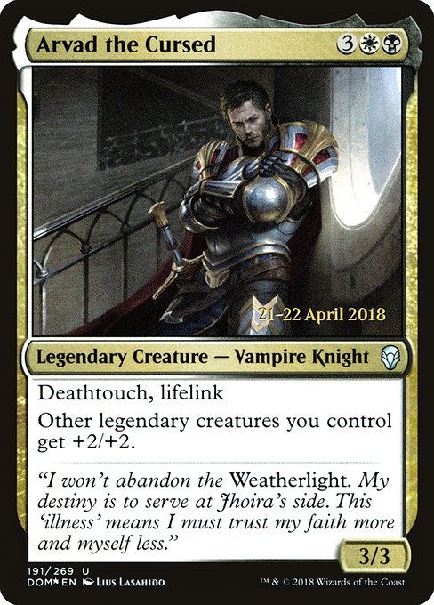 Arvad the Cursed from Dominaria Promos