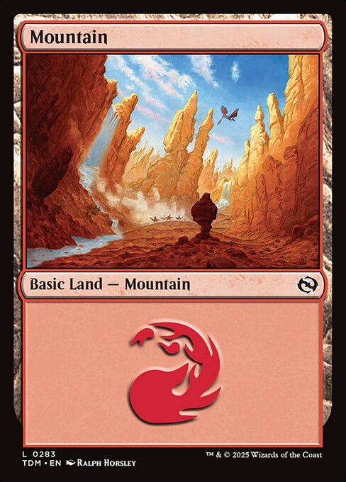 Mountain from Tarkir: Dragonstorm