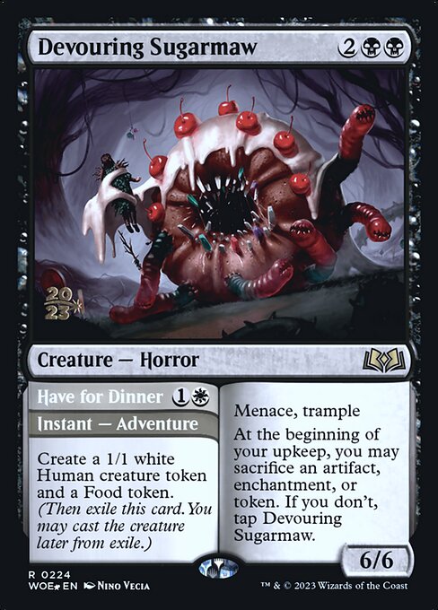 Devouring Sugarmaw // Have for Dinner from Wilds of Eldraine Promos