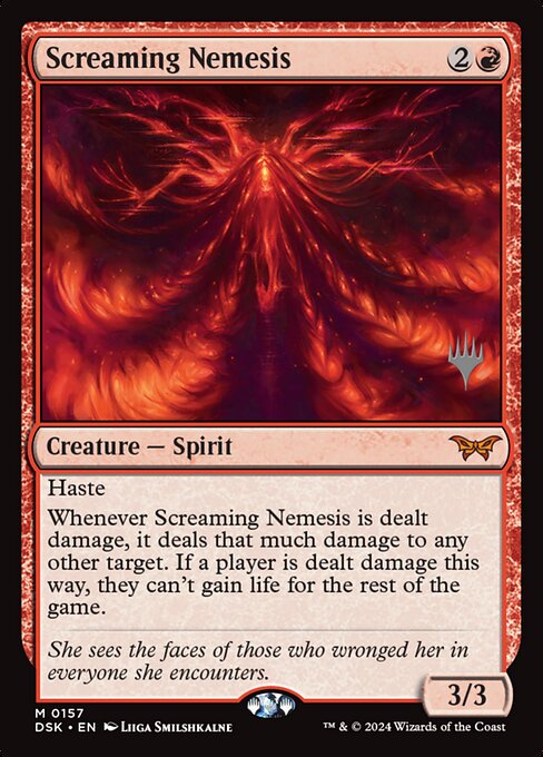 Screaming Nemesis from Duskmourn: House of Horror Promos