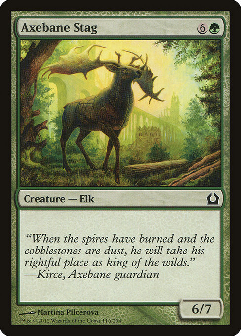 Axebane Stag highlighted card art