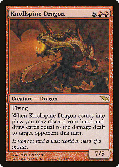 Knollspine Dragon from Shadowmoor