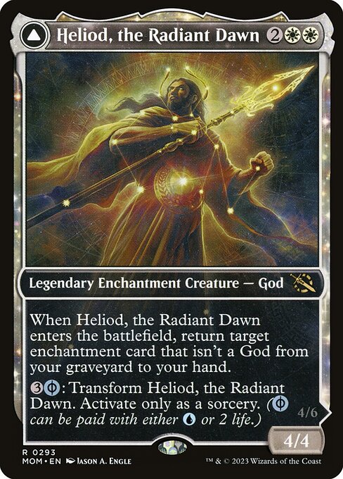 Heliod, the Radiant Dawn // Heliod, the Warped Eclipse from March of the Machine