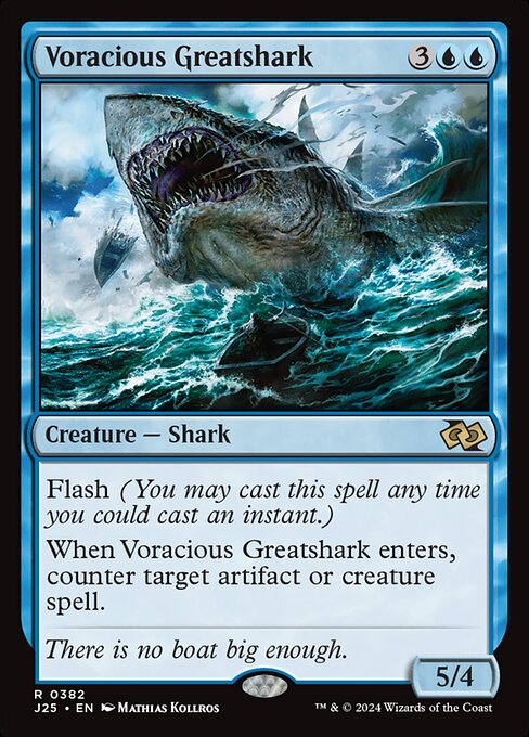 Voracious Greatshark highlighted card art